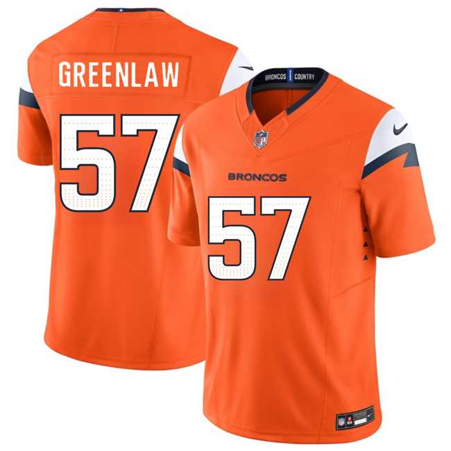 Men & Women & Youth Denver Broncos #57 Dre Greenlaw Orange 2025 F.U.S.E. Vapor Limited Stitched Jersey